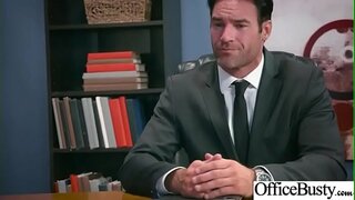 (瓦伦蒂娜Nappi)淘气的婊子的大胸女孩获得钉在办公室vid-30